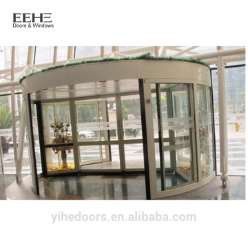 Comercial glass entrance revolving doors